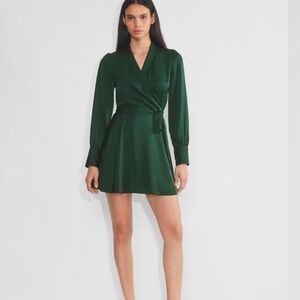 Aritzia Hyde satin mini dress